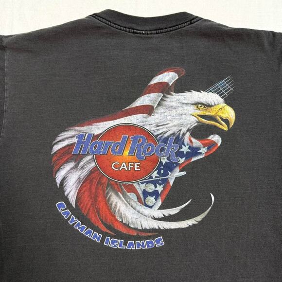 Vintage Hard Rock Cafe Eagle Guitar T-Shirt - L - Picture 2 of 4